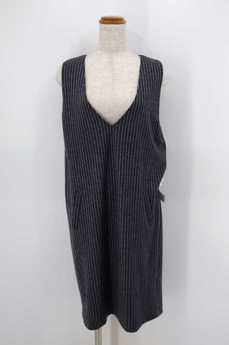 UNITED ARROWS green label relaxing （ユナイテッドアローズグリーンレーベルリラクシング） GT W/P ストライプ ジャンパースカート レディース ワンピース