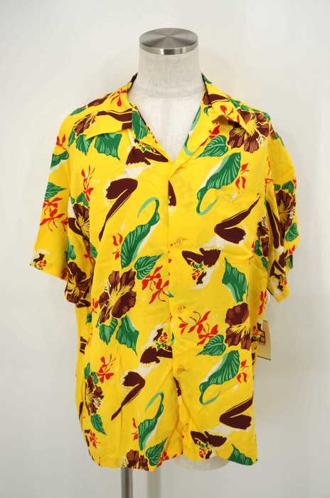 SUN SURF （サンサーフ） HIBISCUS LADY　ハイビスカス　オープンカラーシャツ メンズ トップス