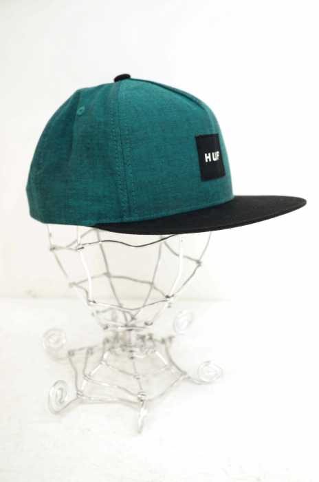 HUF （ハフ） シャンブレーボックスロゴスナップバックキャップ メンズ 帽子