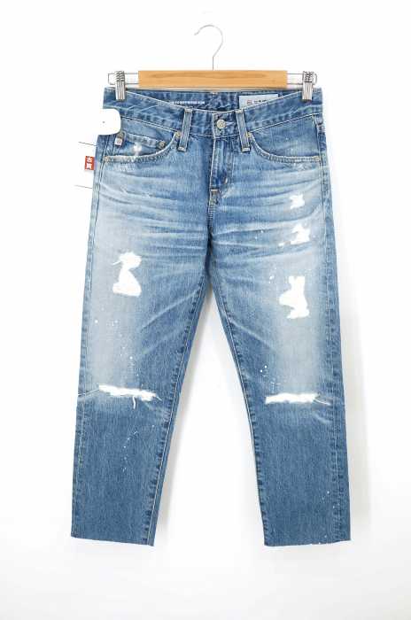 AG / ADRIANO GOLDSCHMIED （エージー アドリアーノゴールドシュミット） THE EX-BOYFRIEND SLIM ダメージ加工デニムパンツ レディース パンツ