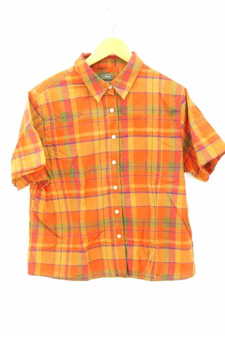 L.L.Bean （エルエルビーン） チェック柄ボタンシャツ レディース トップス