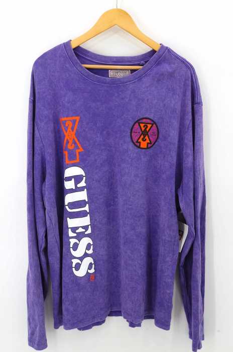 GUESS × 88RISING（ゲス エイティーエイト ライジング） STENCIL LOGO L/S TE メンズ トップス