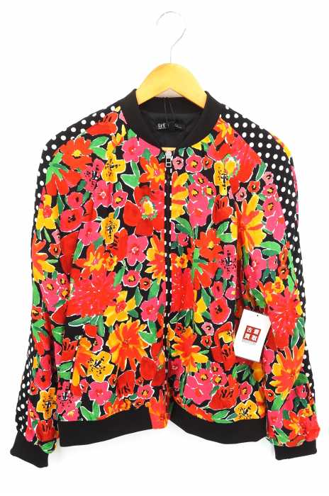 ZARA trafaluc（ザラトラファルック） 総柄ブルゾン MA-1 レディース アウター