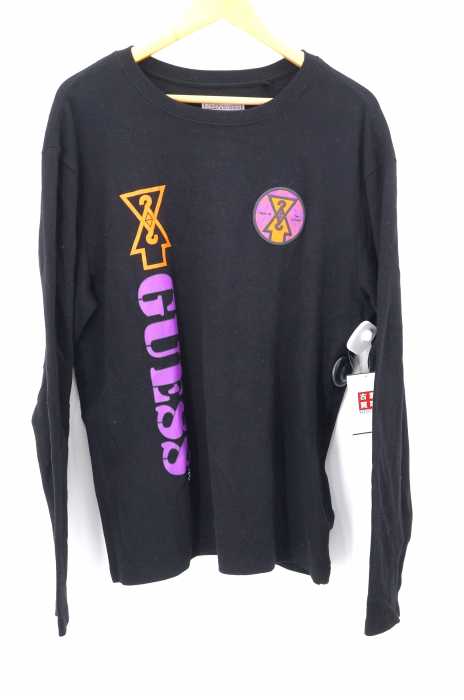 GUESS × 88RISING（ゲス エイティーエイト ライジング） STENCIL LOGO L/S TEE メンズ トップス