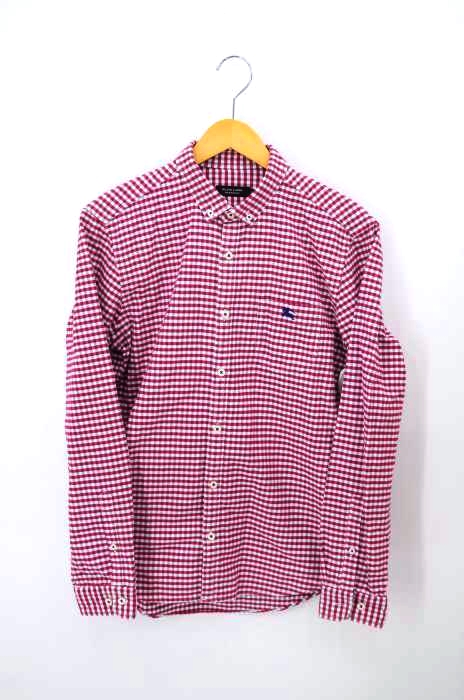 BURBERRY BLACK LABEL（バーバリーブラックレーベル） チェック柄フランネルBDシャツ メンズ トップス