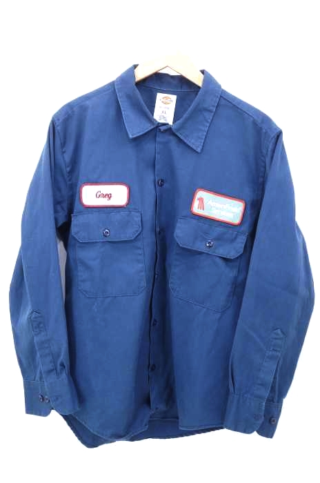 Dickies（ディッキーズ） ワッペンコットンワークシャツ メンズ トップス