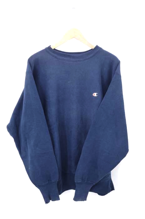 Champion（チャンピオン） 90S USA製 刺繍タグ REVERSE WEAVE 目刺繍 クルーネックスウェット メンズ トップス