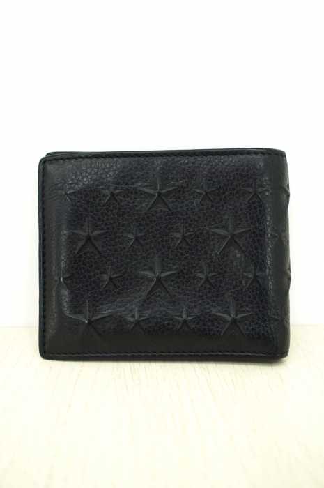 JIMMY　CHOO （ジミーチュウ） MARK EMBOSSED STARS　二つ折り メンズ 財布・ケース