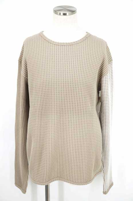 AG by EXPERIMENT （エージーバイエクスペリメント） 2C WAFFLE L/S/White メンズ トップス