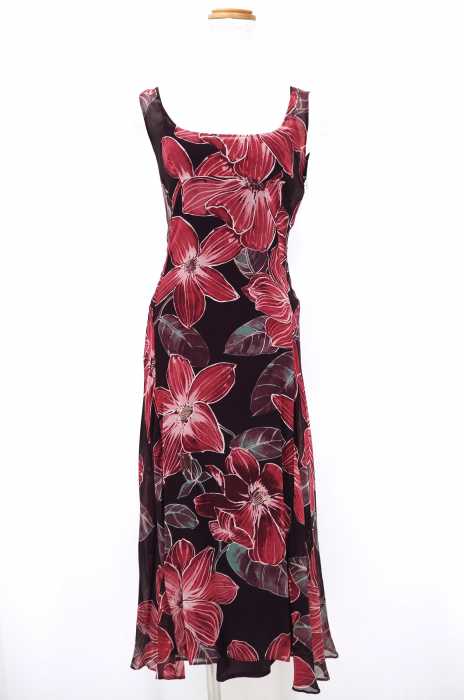 SPORTMAX （スポーツマックス） インナー付花柄シフォンワンピース レディース ワンピース
