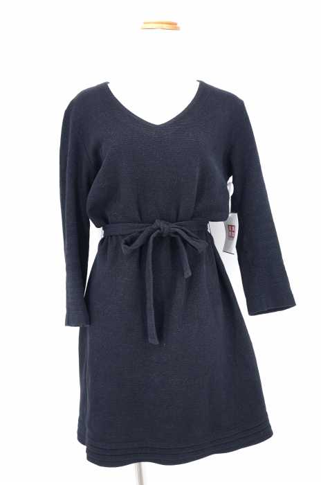 A.P.C. （アーペーセー） ベルト付きVネックラメワンピース レディース ワンピース