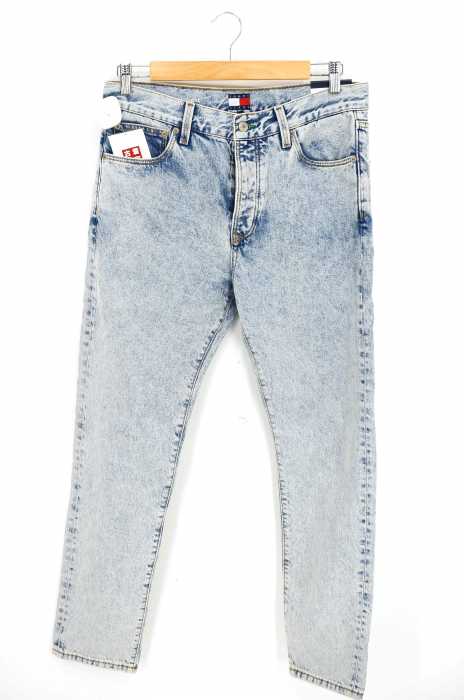 tommy jeans(トミージーンズ) ボタンフライアイスウォッシュデニムパンツ メンズ パンツ