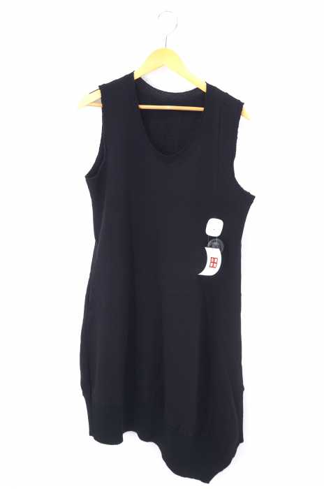 Y's （ワイズ） 08AW カットオフロングニットベスト レディース ワンピース