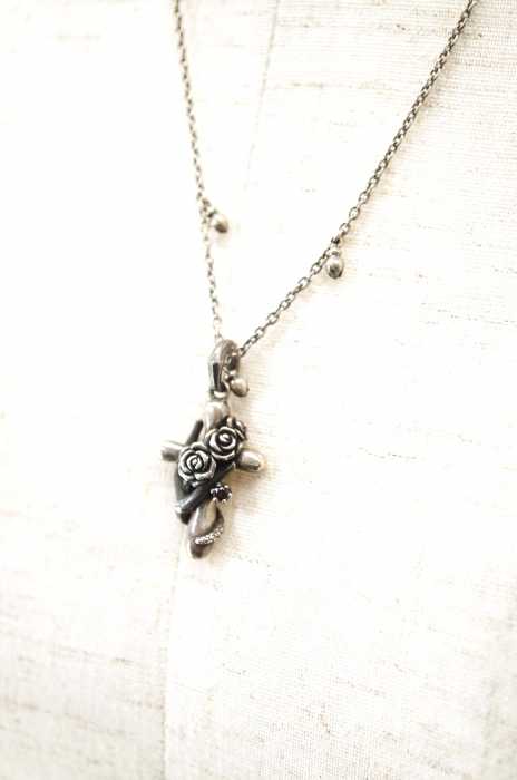USED古着  （ユーズドフルギ） 十字架モチーフ ネックレス メンズ アクセサリー