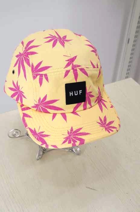 HUF（ハフ） 総柄 ジェットキャップ メンズ 帽子