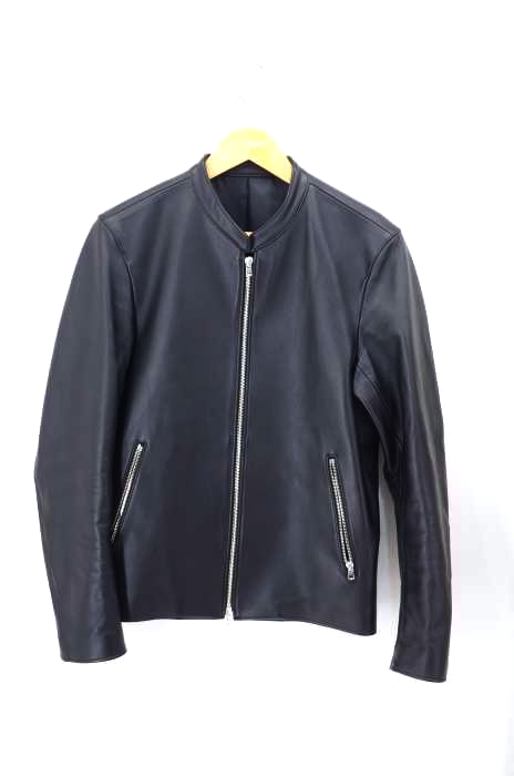 LIDnM（リドム） ラムレザー シングルライダースジャケット メンズ アウター