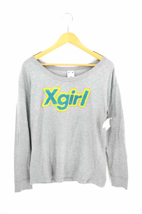 X-girl （エックスガール） ロゴワッペン レディース トップス