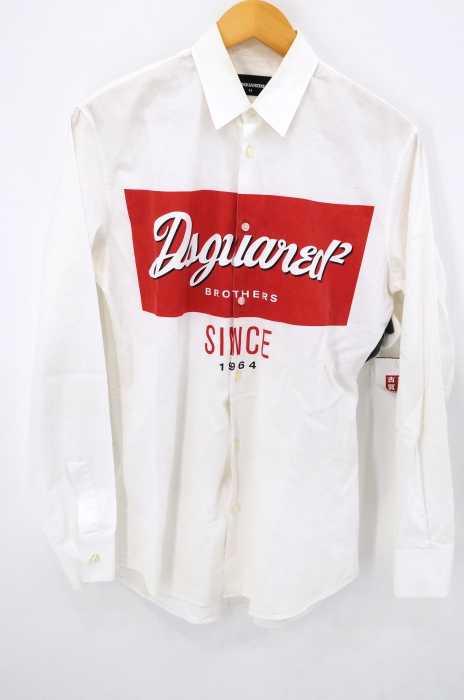 DSQUARED2 (ディースクエアード) 15SS プリントボタンシャツ メンズ トップス