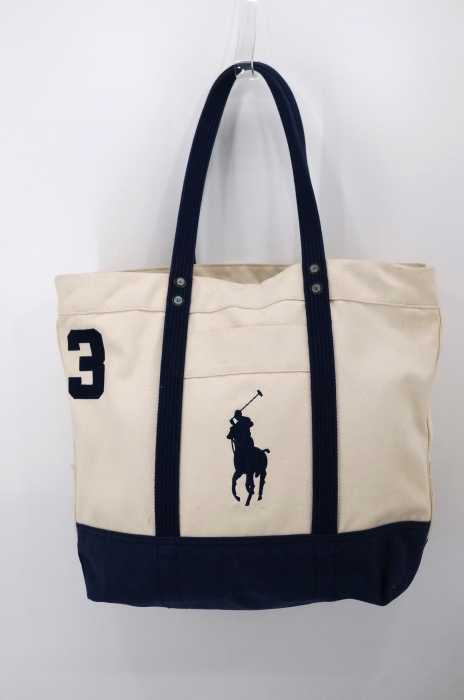 POLO RALPH LAUREN（ポロラルフローレン） ポニー刺繍キャンバストートバッグ メンズ バッグ