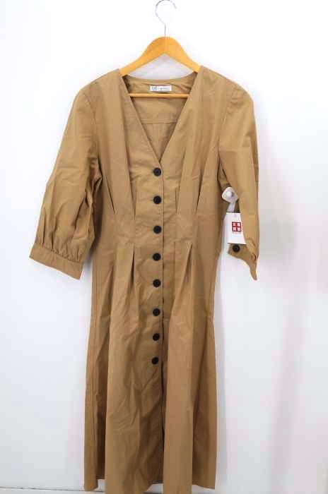 ZARA TRF collection(ザラティーアールエフコレクション) ウエストタックボタンフロントワンピース レディース ワンピース