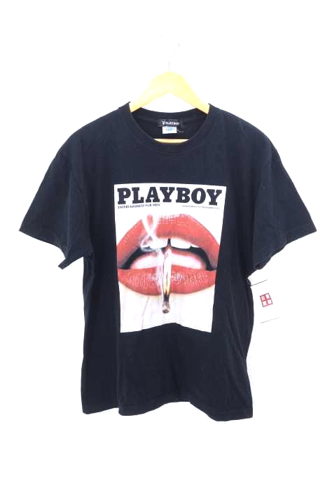 PLAY BOY（プレイボーイ） フォトプリントTシャツ メンズ トップス