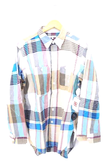 Engineered Garments（エンジニアードガーメンツ） クレイジーチェックコットンボタンシャツ メンズ トップス
