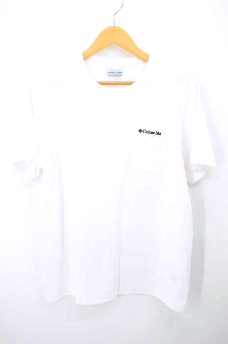 Columbia(コロンビア) 胸ポケット ロゴ刺繍 Tシャツ メンズ トップス