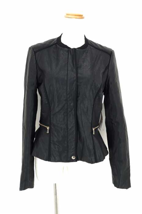 ZARA trafaluc（ザラトラファルック） ノーカラーレザージャケット レディース アウター