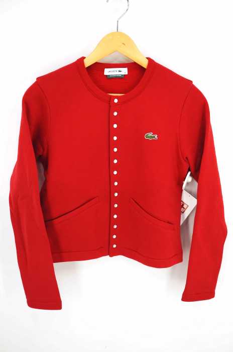 LACOSTE （ラコステ） 別注 スウェット スナップボタン カーディガン レディース トップス