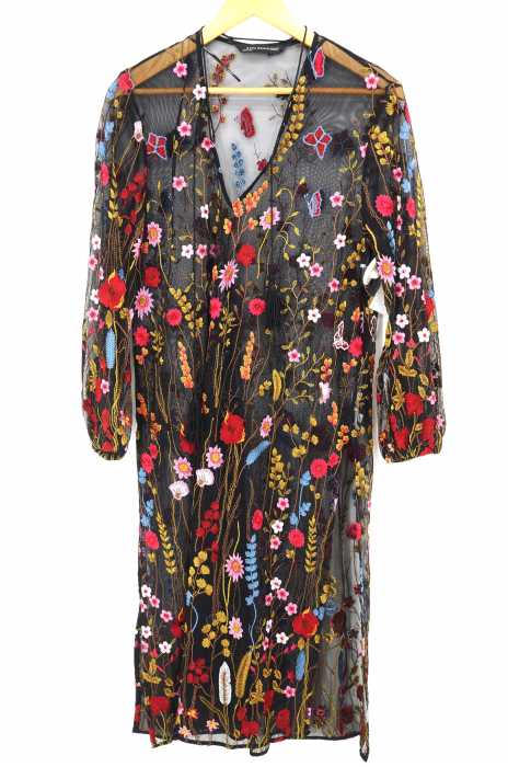 ZARA WOMAN (ザラ ウーマン) 花刺繍総レースワンピース レディース ワンピース