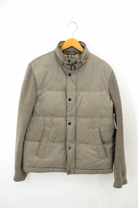 BURBERRY LONDON(バーバリーロンドン) 袖ニット切替 ダウンジャケット メンズ アウター