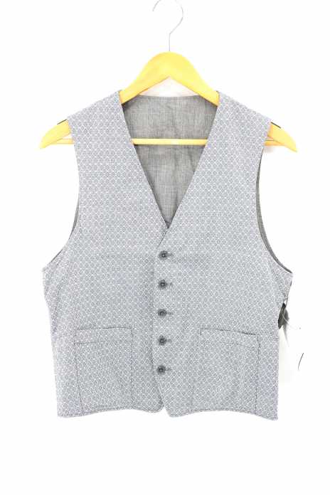 Engineered Garments (エンジニアードガーメンツ) リバーシブル総柄ベスト ジレ メンズ トップス