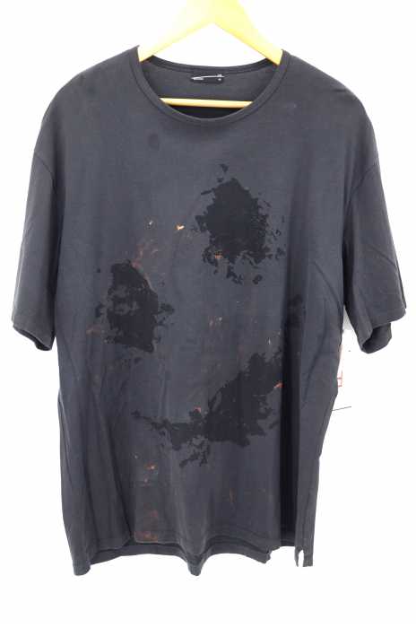 LAD MUSICIAN （ラッドミュージシャン） ペイント加工　クルーネックTシャツ メンズ トップス