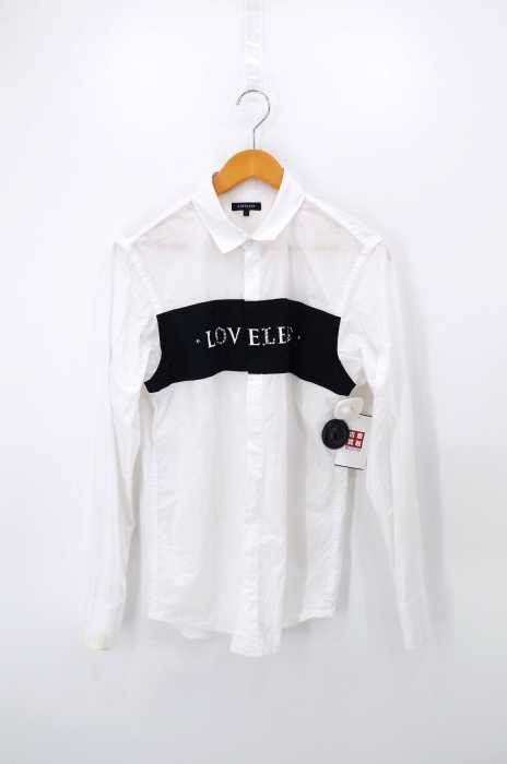 LOVELESS（ラブレス） スタッズロゴシャツ メンズ トップス