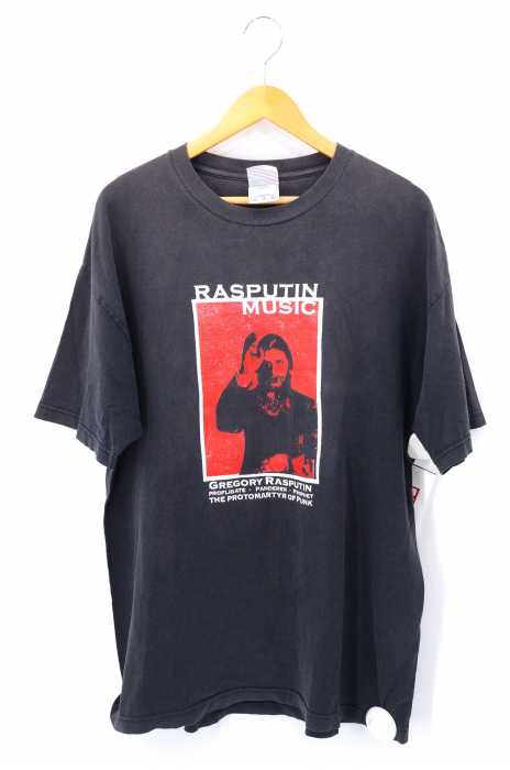 USED古着（ユーズドフルギ） 90S Rasputin music フォトプリントスタッフTシャツ メンズ トップス