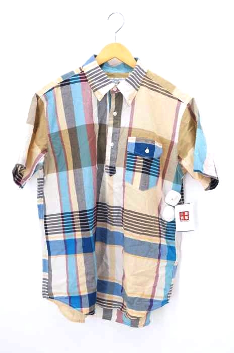 Engineered Garments(エンジニアードガーメンツ) マドラスチェック半袖プルオーバーシャツ メンズ トップス
