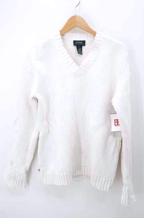 LAUREN RALPH LAUREN （ローレンラルフローレン） コットン Vネック ニット レディース トップス