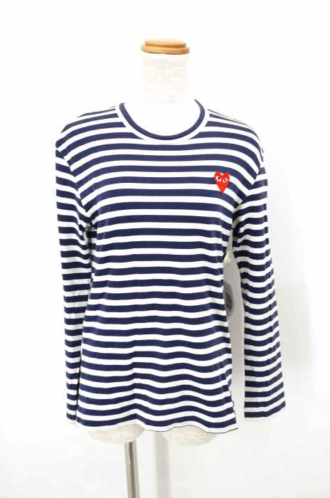 PLAY COMME des GARCONS （プレイコムデギャルソン） AD2004 ハート ロングスリーブTシャツ レディース トップス