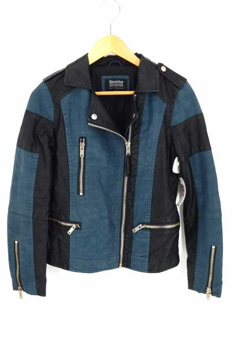 BERSHKA（ベルシュカ） バイカラーライダース レディース アウター