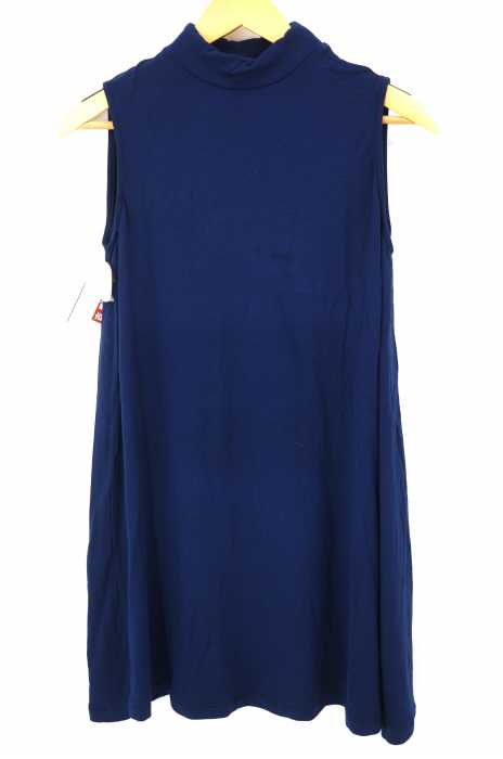 CLANE （クラネ） Hi Neck Flare Long Tops レディース トップス