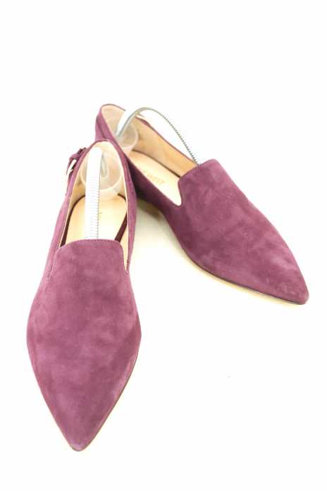 NINE WEST（ナインウエスト） ポインテッドトゥスエードフラットパンプス レディース シューズ