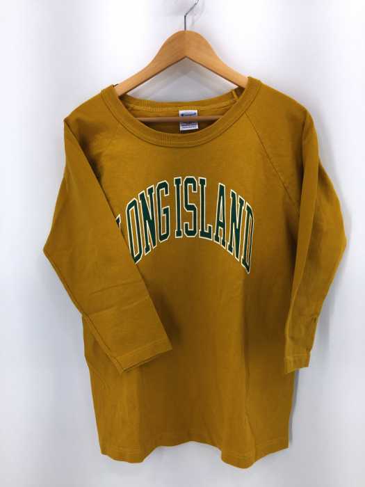 Champion （チャンピオン） ラグランスリーブ プリントロンTEE カレッジロゴ メンズ トップス