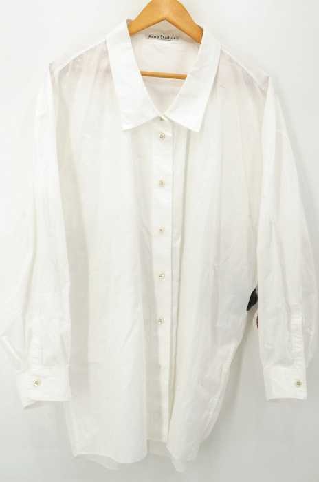 Acne Studios （アクネストゥディオズ） RONI POPLIN オーバーサイズシャツ レディース トップス