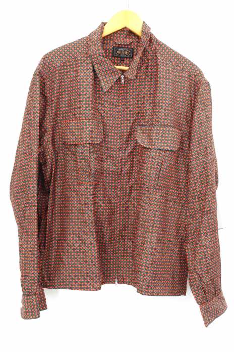 BEAMS PLUS （ビームスプラス） 19SS ジオメトリック柄 ジップ ブルゾン メンズ アウター