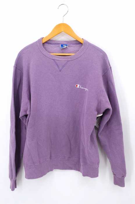 Champion（チャンピオン） 90S 青タグ USA製 前Vスウェット レディース トップス