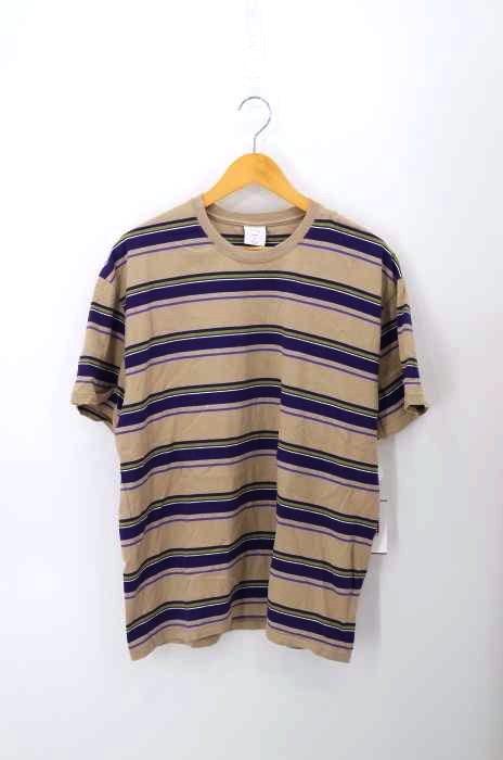MR.GENTLEMAN（ミスタージェントルマン） MULTI BORDER BIG TEE メンズ トップス