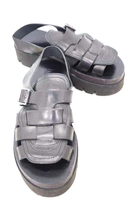 MM6 Maison Margiela（エムエムシックス メゾンマルジェラ） 厚底 レザーストラップサンダル レディース シューズ