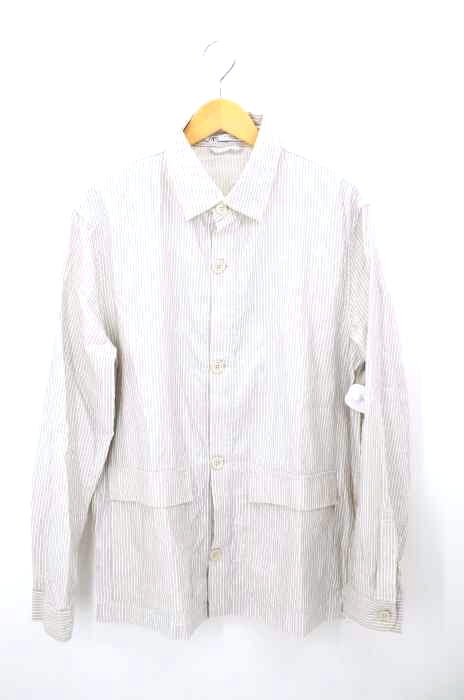 ZARA（ザラ） ストラップ柄シャツジャケット メンズ トップス