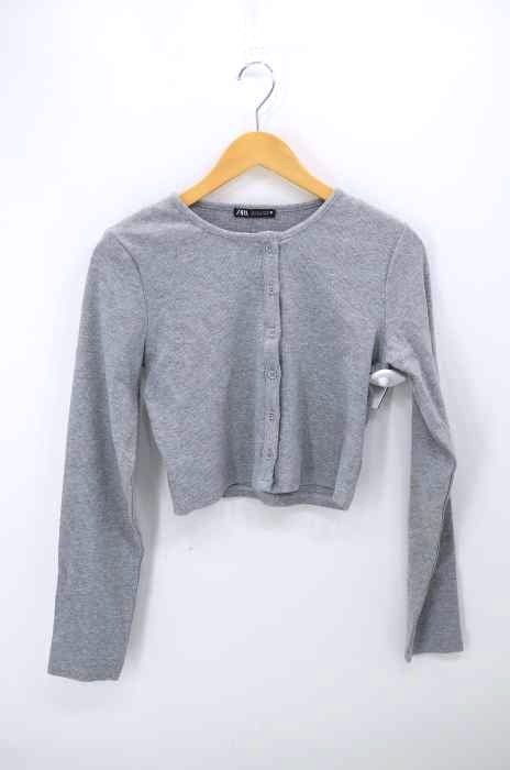 ZARA(ザラ) リブカーディガン レディース トップス