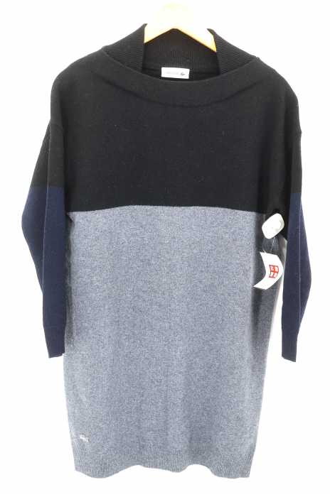 LACOSTE （ラコステ） カラーブロックニットワンピース レディース ワンピース